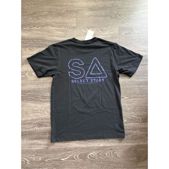 NWT Urban Outfitters Select Start Black & Purple Graphic Tee Size Large - Picture 1 of 4